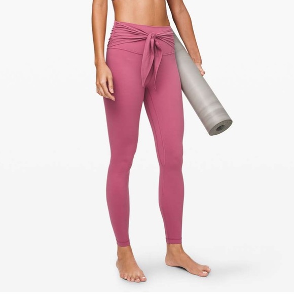 lululemon athletica Pants - LULULEMON special edition rare 2019 Align Pant 28" *Wrap Waist nulu moss rose